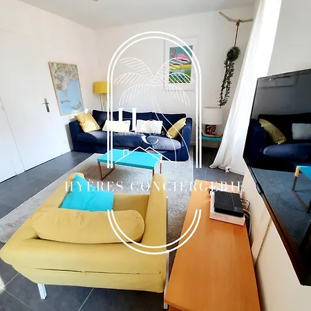 Petit Moulin-t3 Giens-clim-parking Apartment *